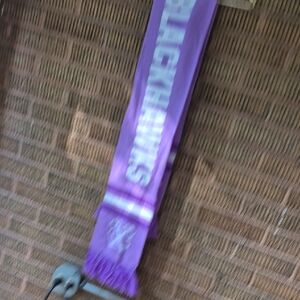 Purple Blackhawks Scarf